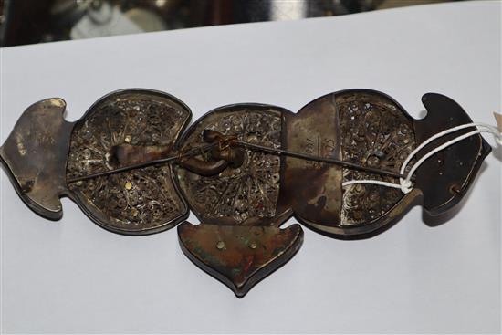 A 19th century Indian belt buckle